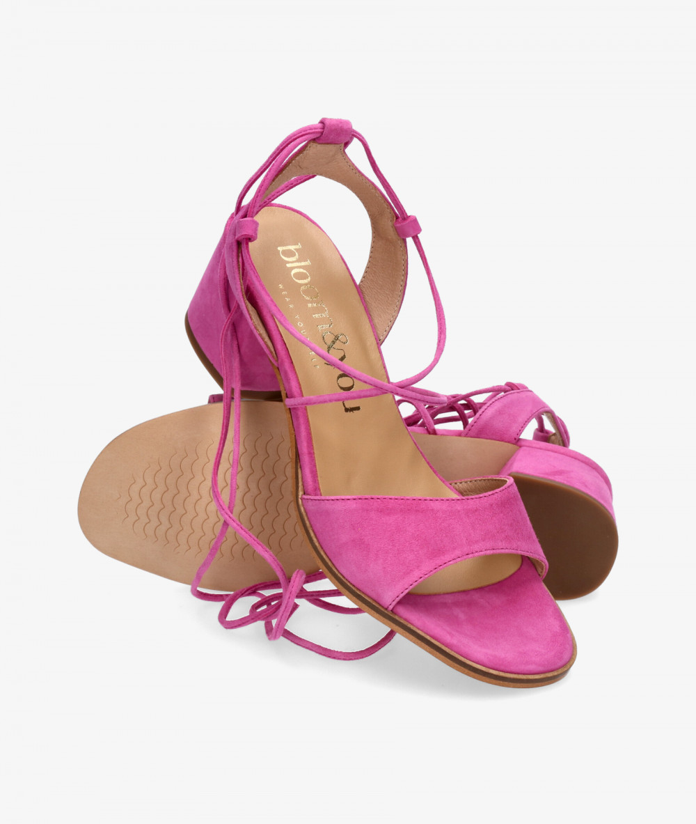 Sandalias bloom&you ANAHÍ en ante fucsia