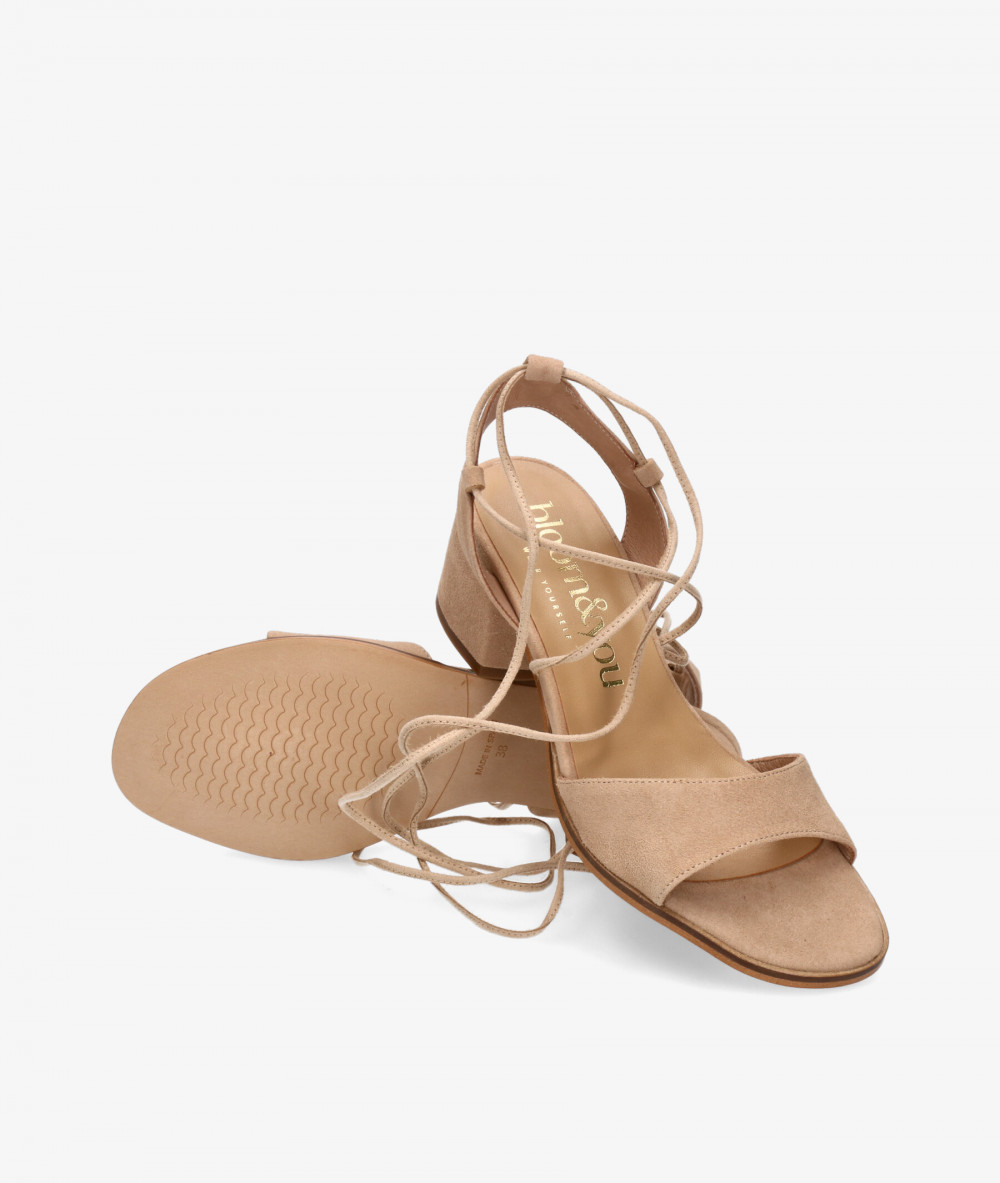 Sandalias bloom&you ANAHÍ en ante beige