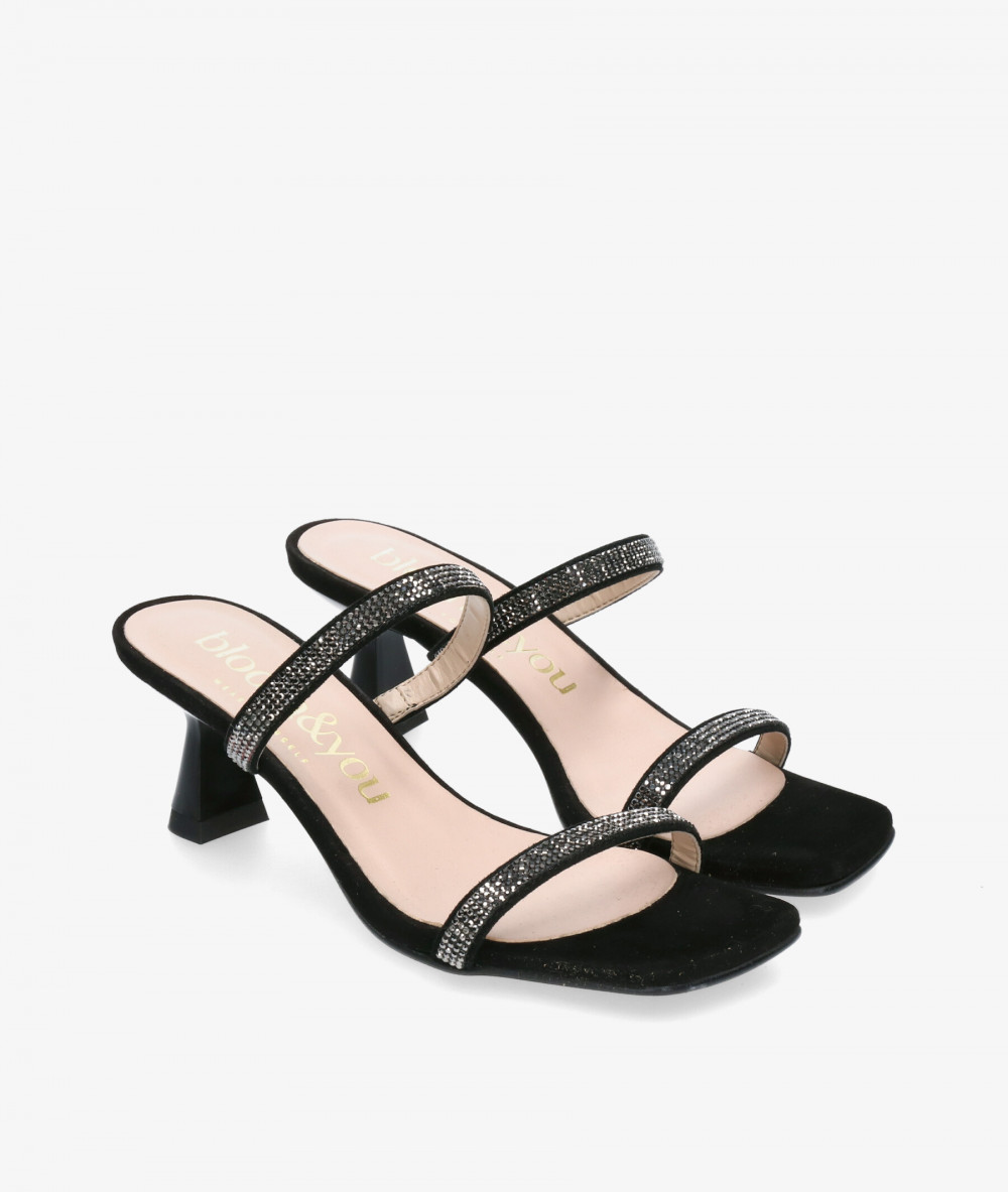 Sandalias bloom&you FLASH en ante negro Sandalias bloom&you FLASH en ante negro