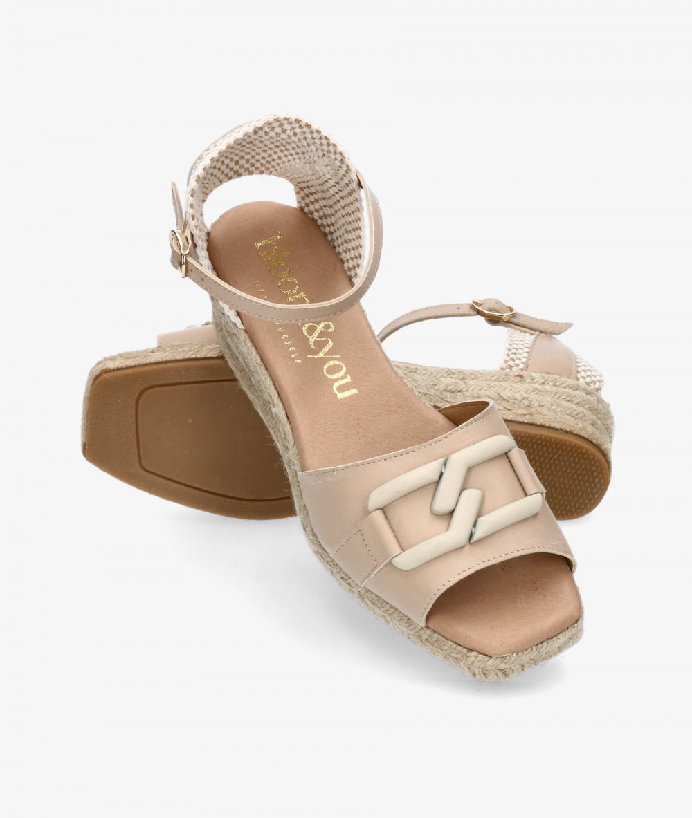 Alpargatas bloom&you CAMOMILE en beige