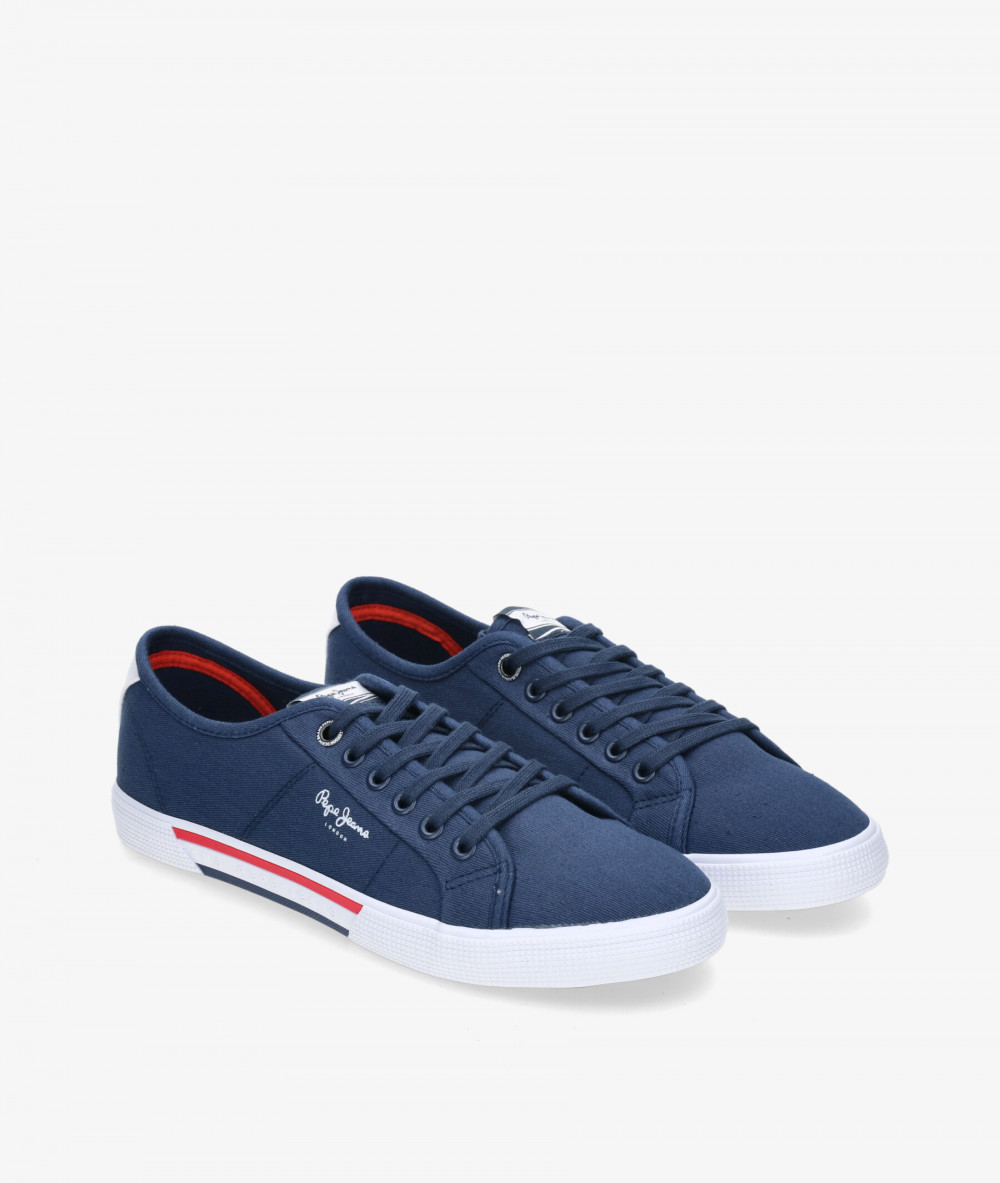Deportivos Pepe Jeans  BRADY MEN BASIC en azul marino Deportivos Pepe Jeans  BRADY MEN BASIC en azul marino