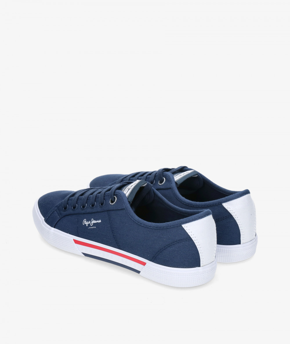 Deportivos Pepe Jeans  BRADY MEN BASIC en azul marino Deportivos Pepe Jeans  BRADY MEN BASIC en azul marino