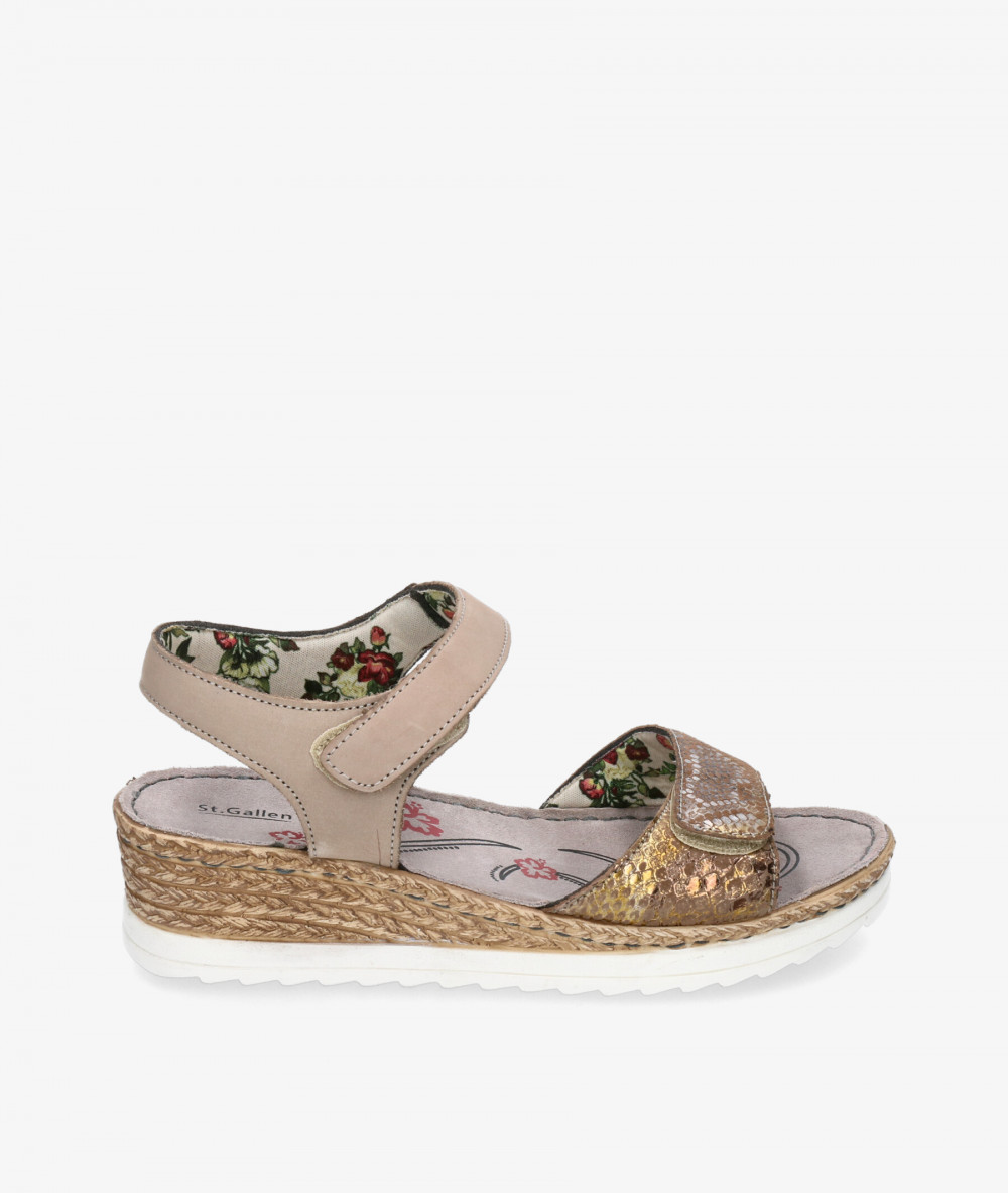 Sandalias St. Gallen AMALFI en oro