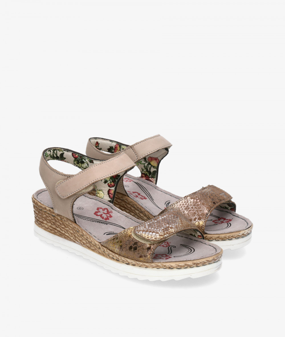 Sandalias St. Gallen AMALFI en oro