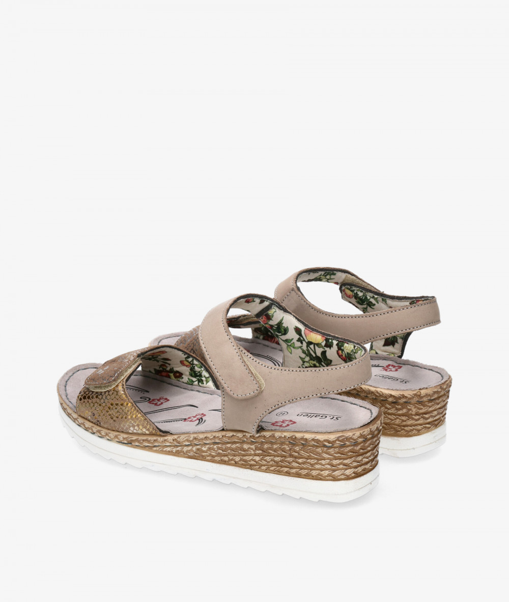 Sandalias St. Gallen AMALFI en oro