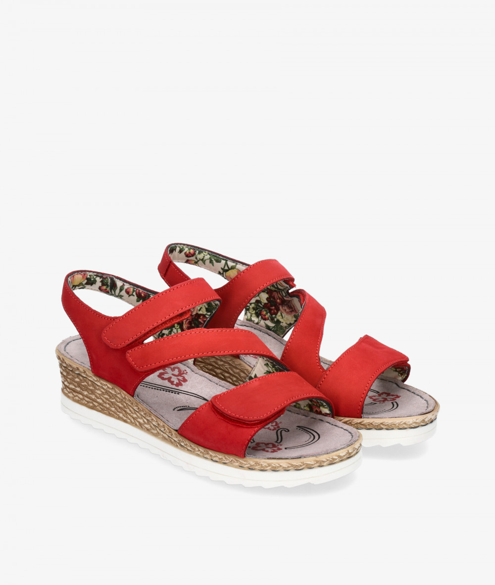 Sandalias St. Gallen NAPOLI en rojo Sandalias St. Gallen NAPOLI en rojo