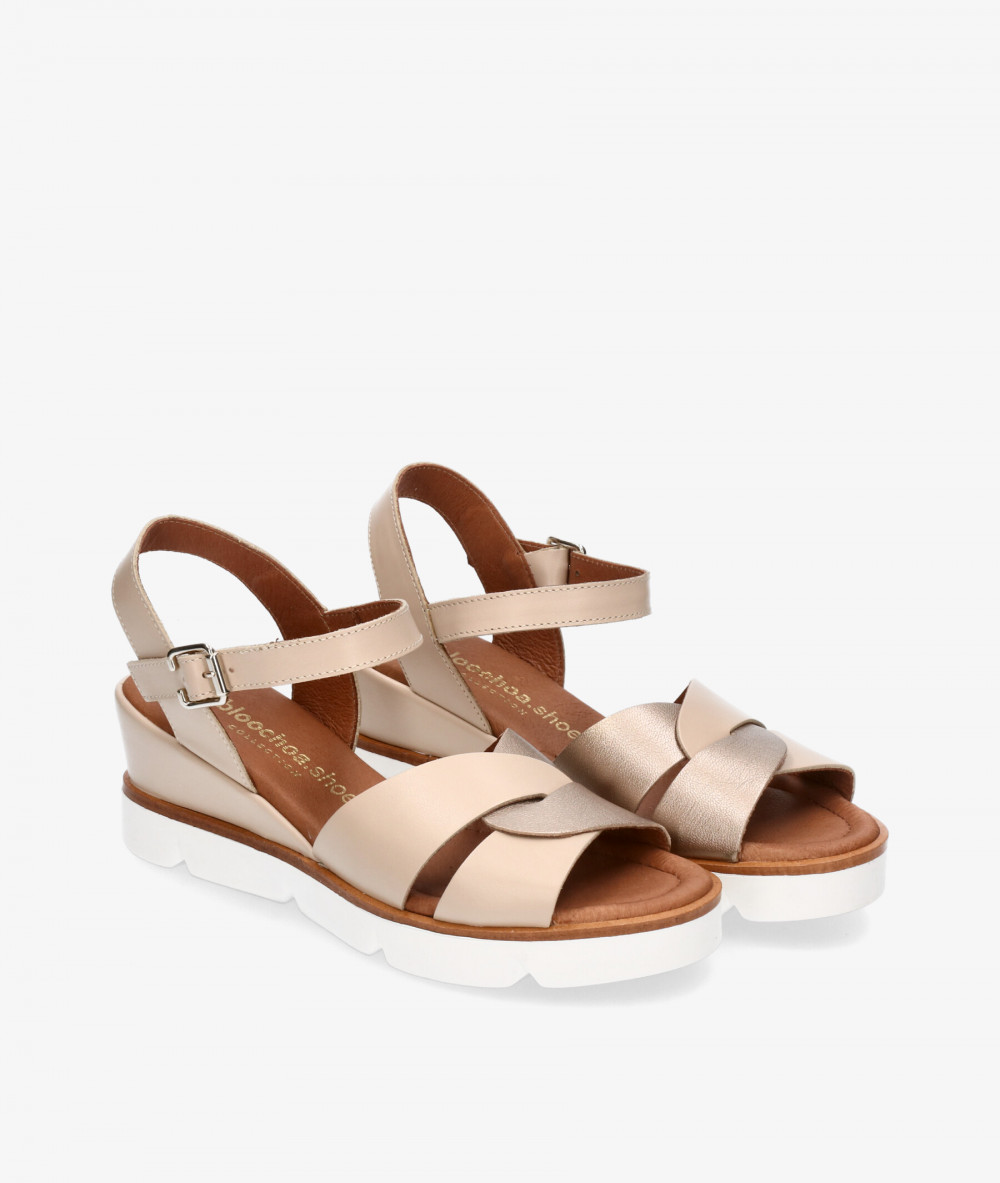 Sandalias pabloochoa.shoes 40001 en beige Sandalias pabloochoa.shoes 40001 en beige