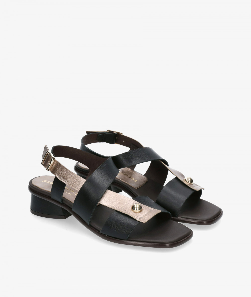 Sandalias pabloochoa.shoes 4564 en negro Sandalias pabloochoa.shoes 4564 en negro