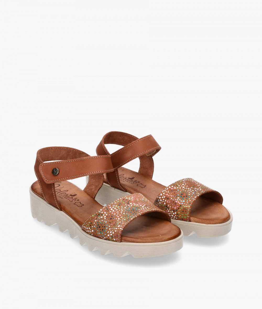 Sandalias Valeria´s 7144 en cuero Sandalias Valeria´s 7144 en cuero