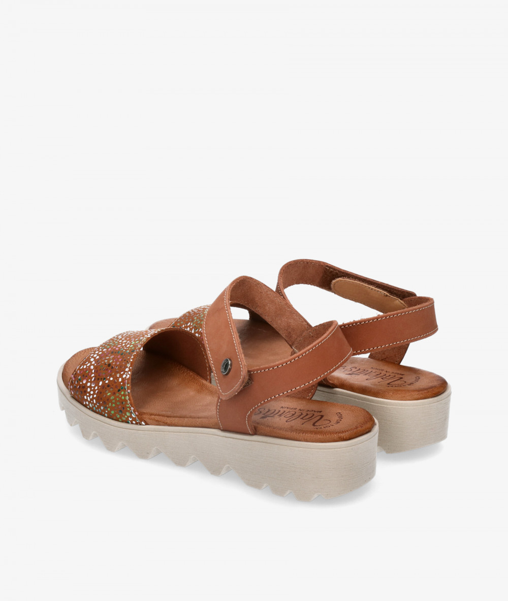 Sandalias Valeria´s 7144 en cuero Sandalias Valeria´s 7144 en cuero
