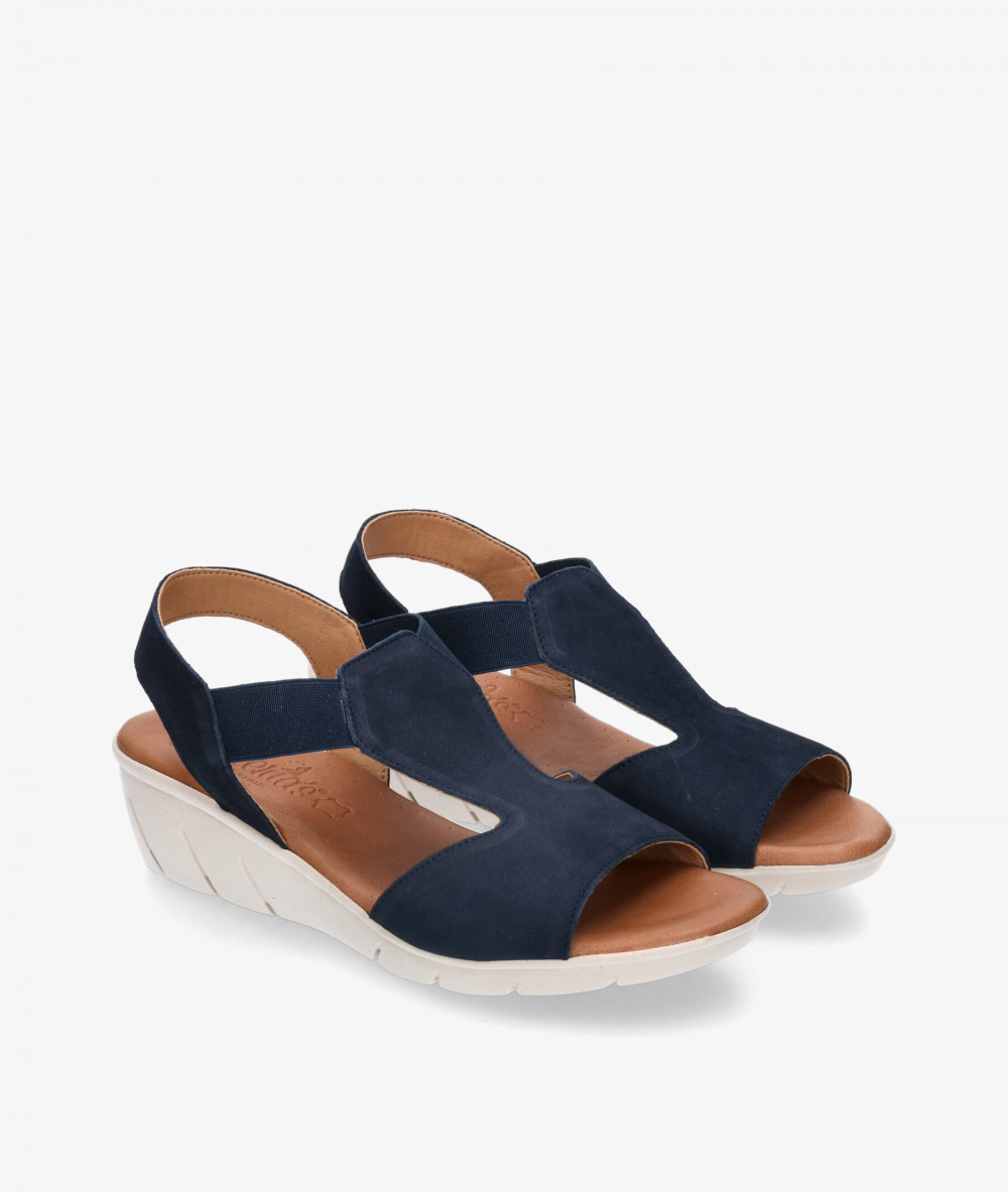 Sandalias Valeria´s 9002 en nobuck azul Sandalias Valeria´s 9002 en nobuck azul