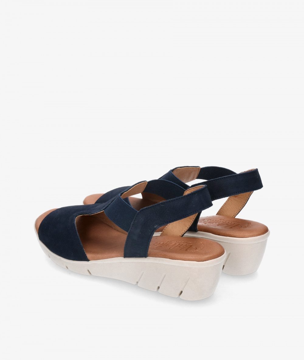 Sandalias Valeria´s 9002 en nobuck azul Sandalias Valeria´s 9002 en nobuck azul