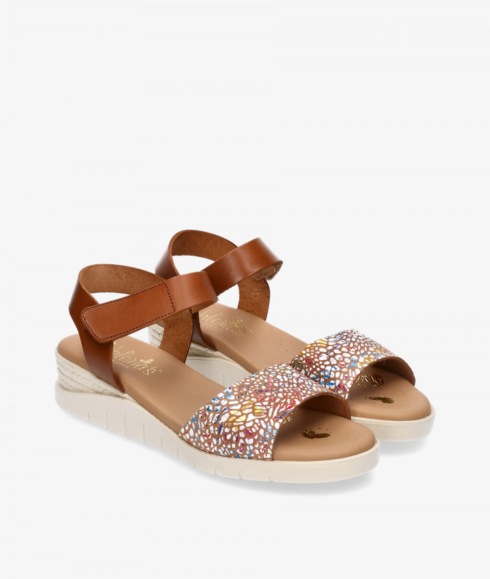 Sandalias Valeria´s 9172 en cuero Sandalias Valeria´s 9172 en cuero