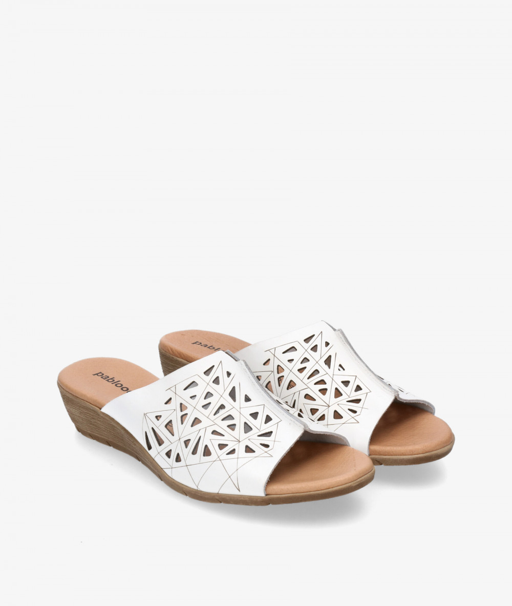 Sandalias pabloochoa.shoes 54 en blanco