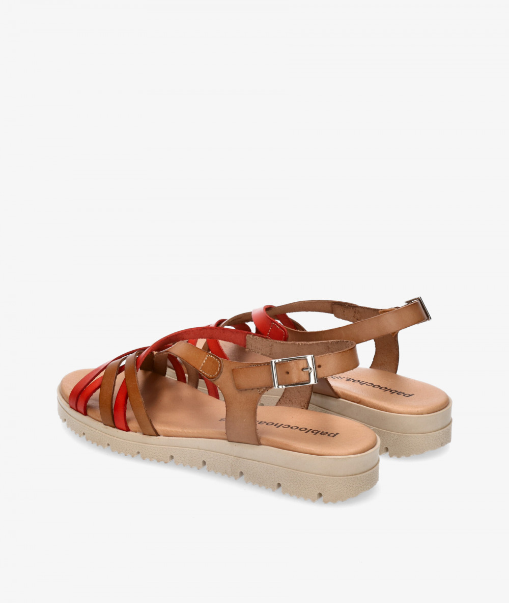 Sandalias pabloochoa.shoes 6037 en cuero Sandalias pabloochoa.shoes 6037 en cuero