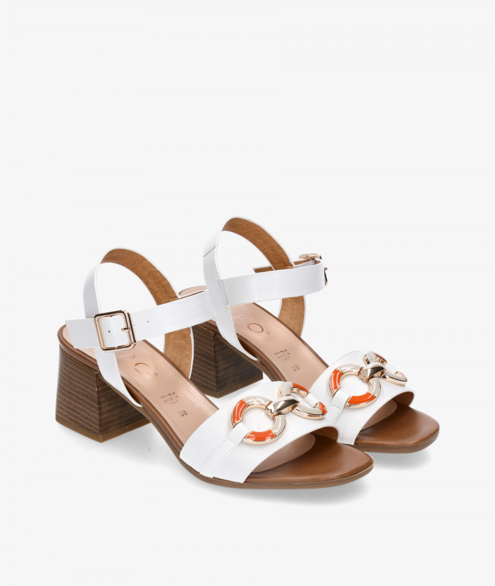 Sandalias pabloochoa.shoes 30283 en blanco