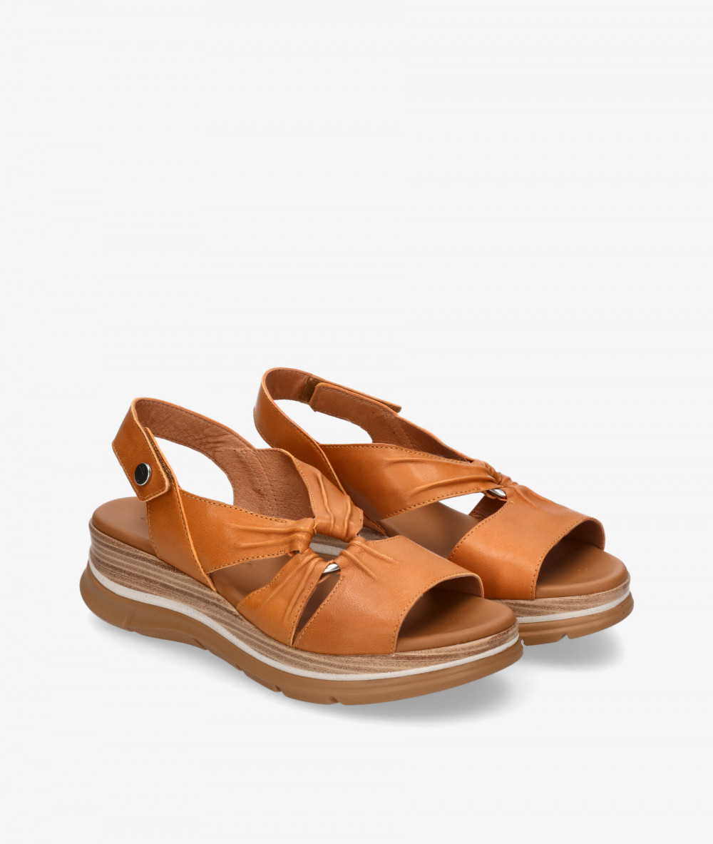 Sandalias Paula Urban 24-571 en camel Sandalias Paula Urban 24-571 en camel