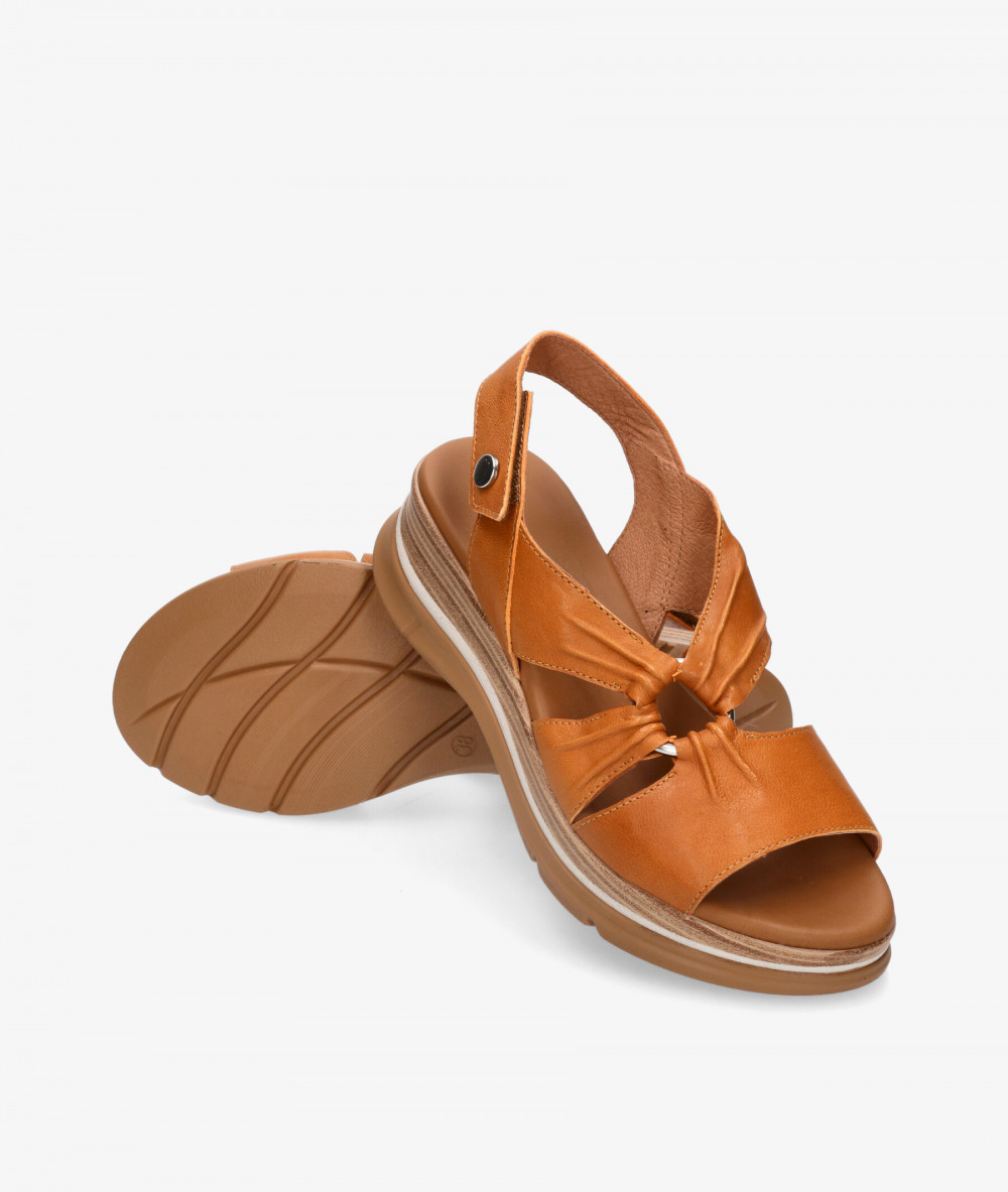 Sandalias Paula Urban 24-571 en camel Sandalias Paula Urban 24-571 en camel