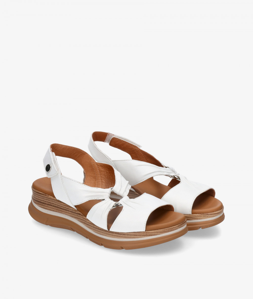 Sandalias Paula Urban 24-571 en blanco Sandalias Paula Urban 24-571 en blanco