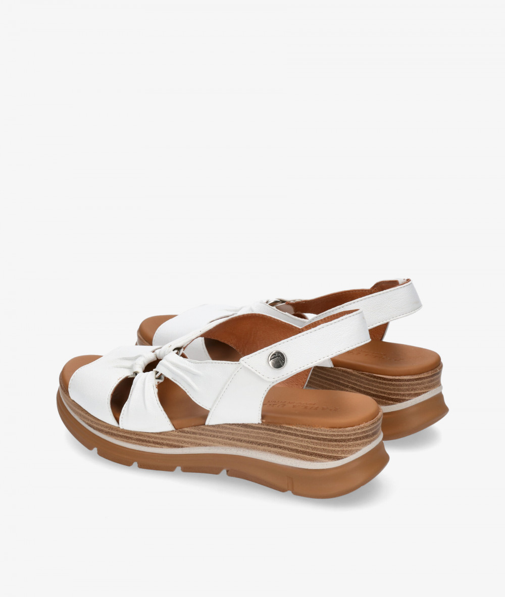Sandalias Paula Urban 24-571 en blanco Sandalias Paula Urban 24-571 en blanco