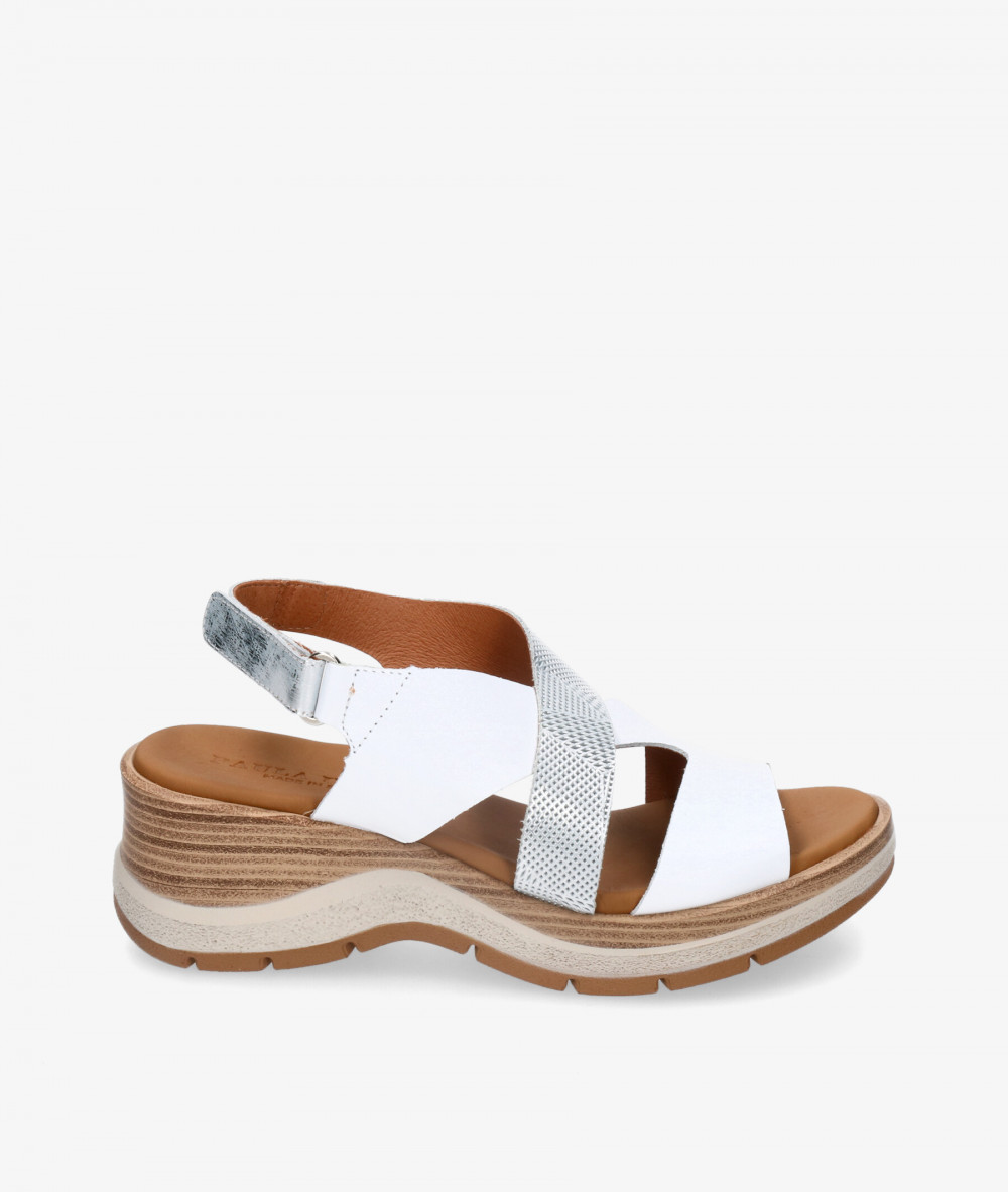 Sandalias Paula Urban 27-560 en blanco Sandalias Paula Urban 27-560 en blanco