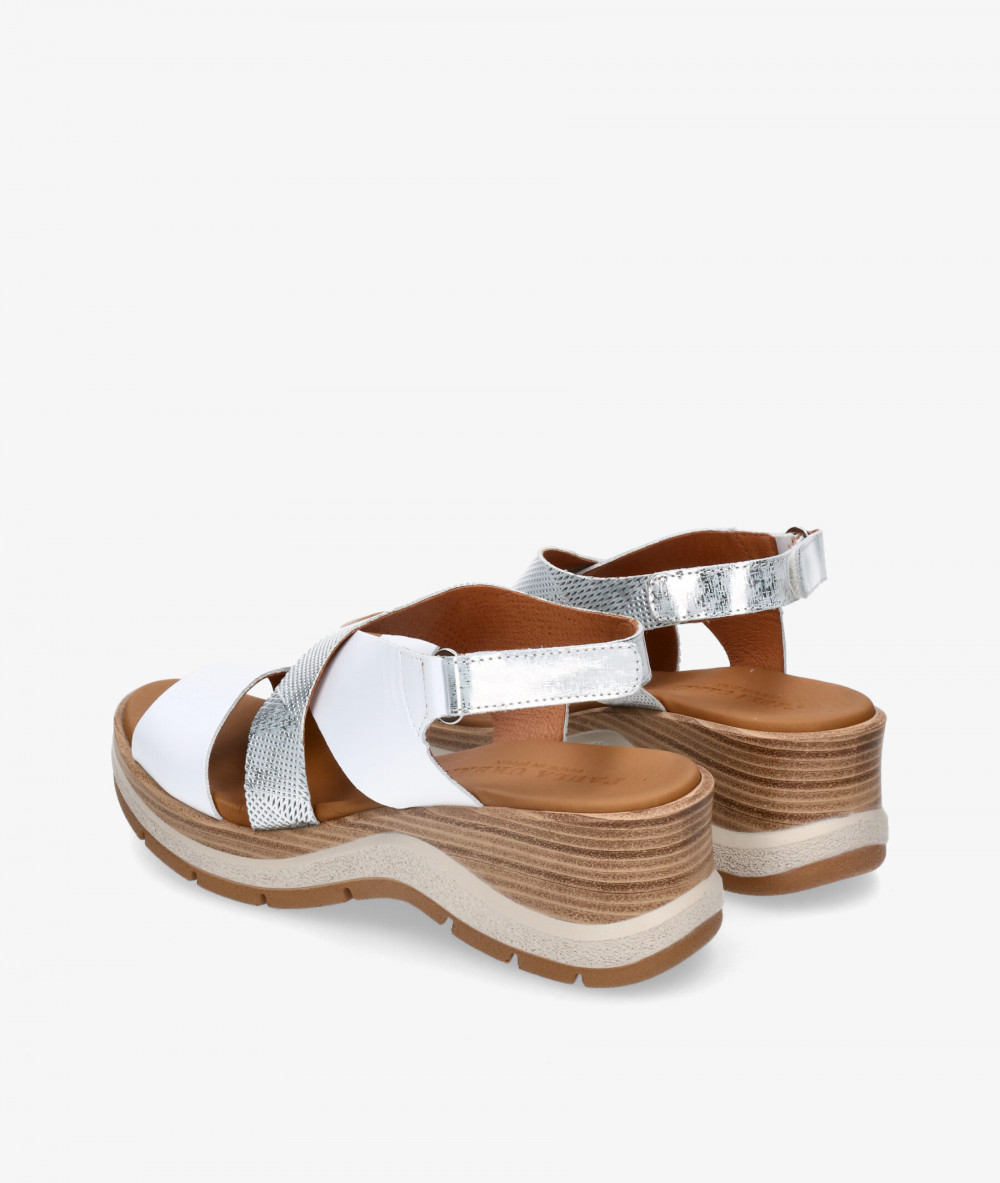 Sandalias Paula Urban 27-560 en blanco Sandalias Paula Urban 27-560 en blanco