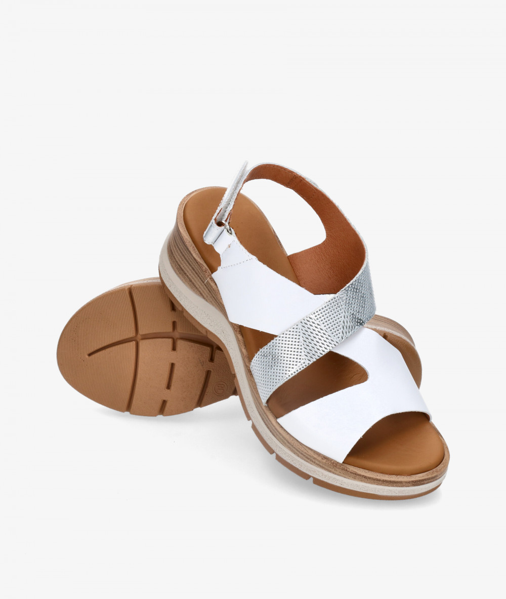 Sandalias Paula Urban 27-560 en blanco Sandalias Paula Urban 27-560 en blanco