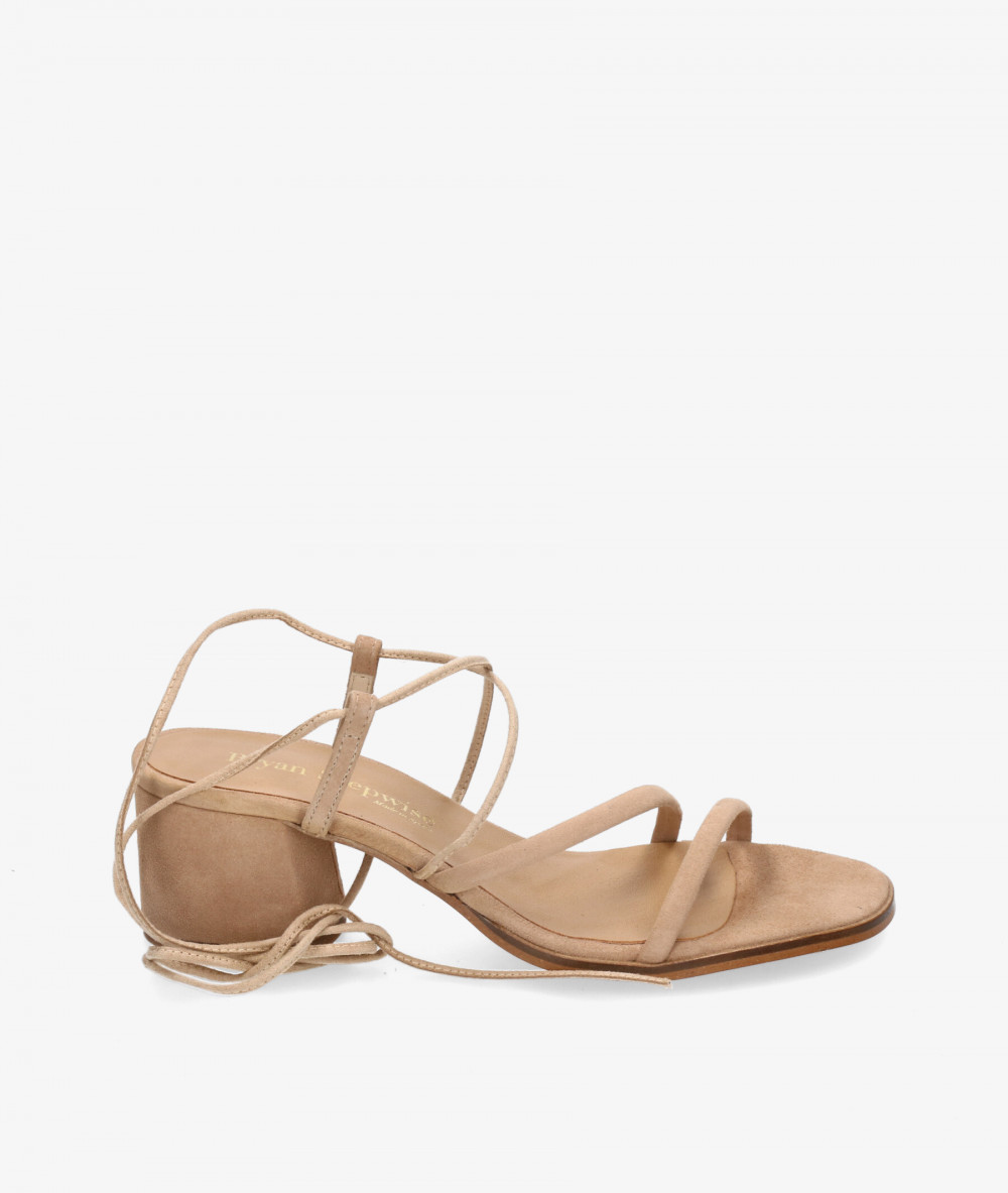 Sandalias Bryan GRECIA en ante beige Sandalias Bryan GRECIA en ante beige