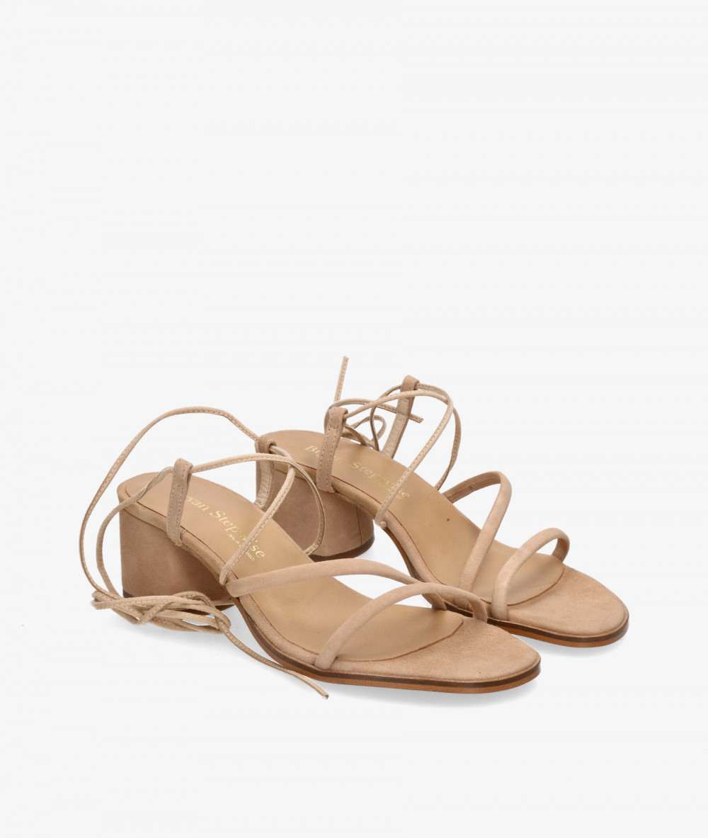 Sandalias Bryan GRECIA en ante beige Sandalias Bryan GRECIA en ante beige