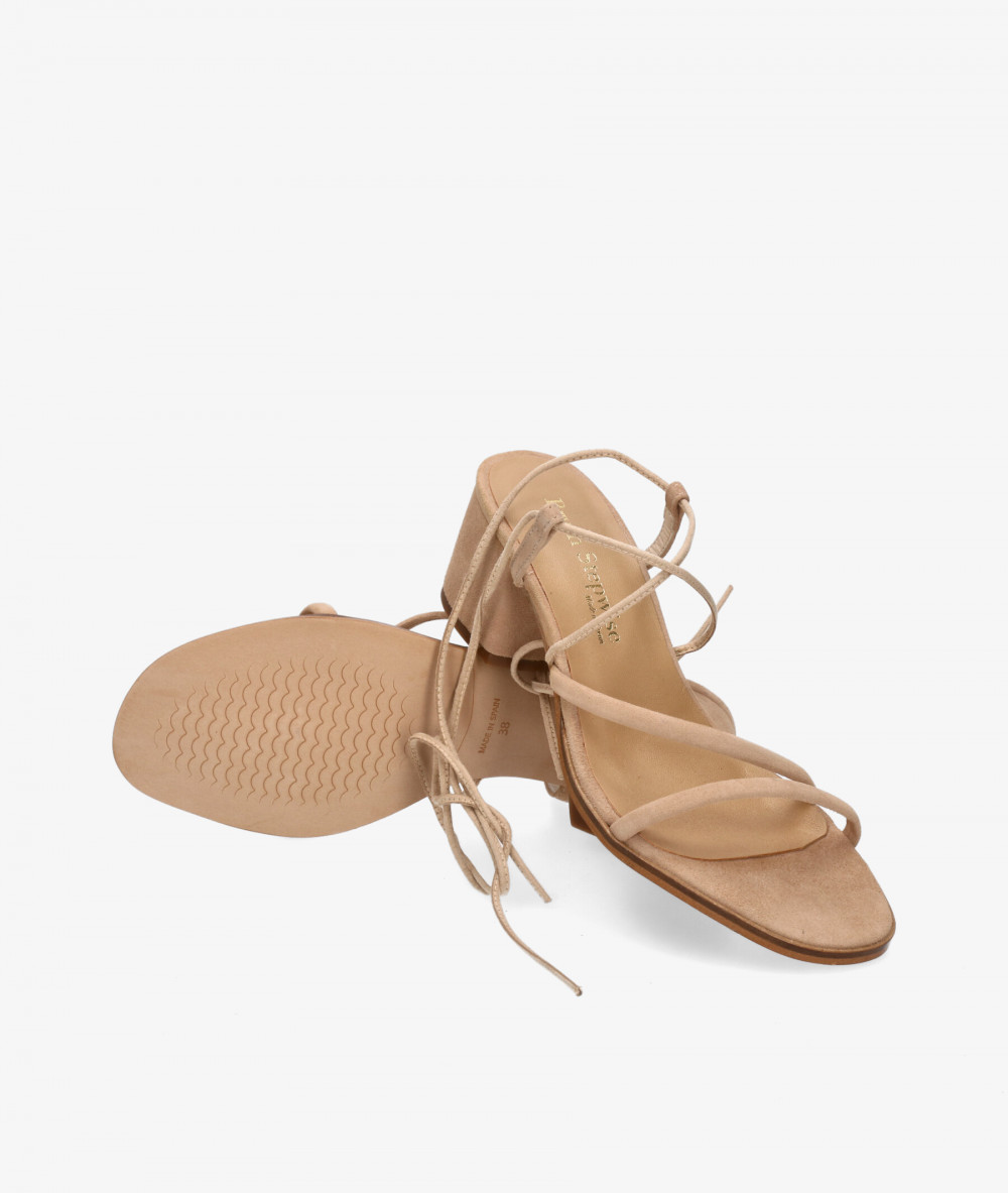 Sandalias Bryan GRECIA en ante beige Sandalias Bryan GRECIA en ante beige