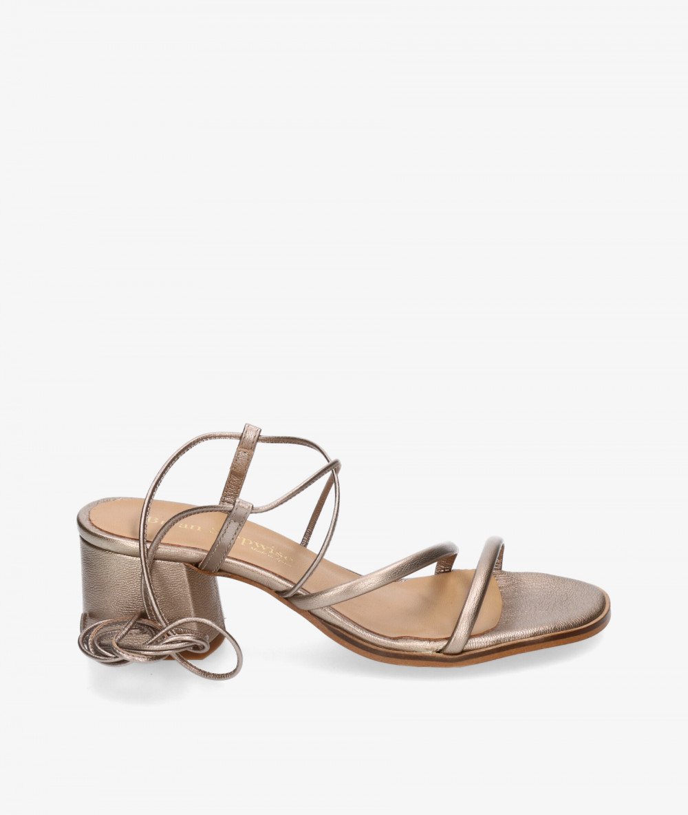 Sandalias Bryan GRECIA en platino