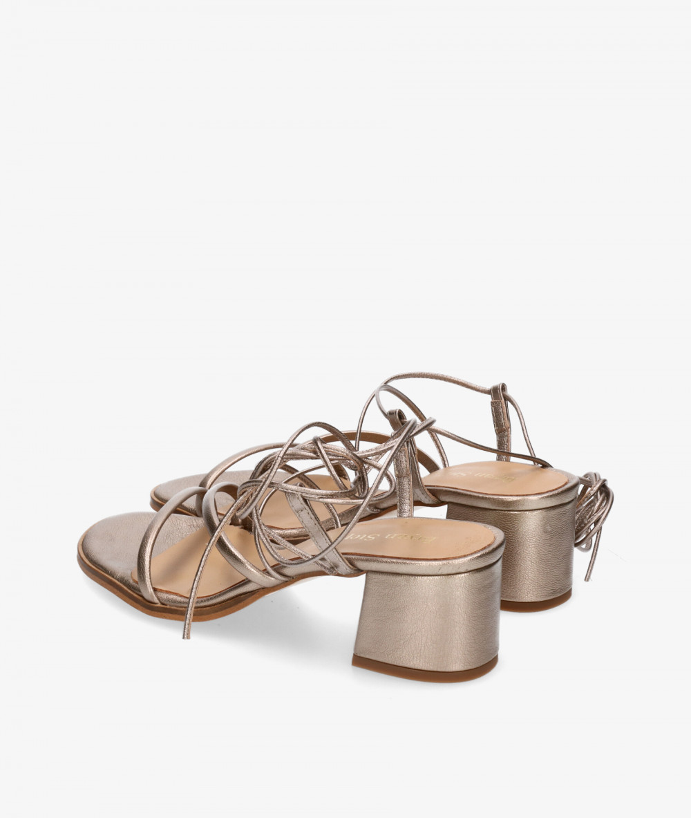 Sandalias Bryan GRECIA en platino