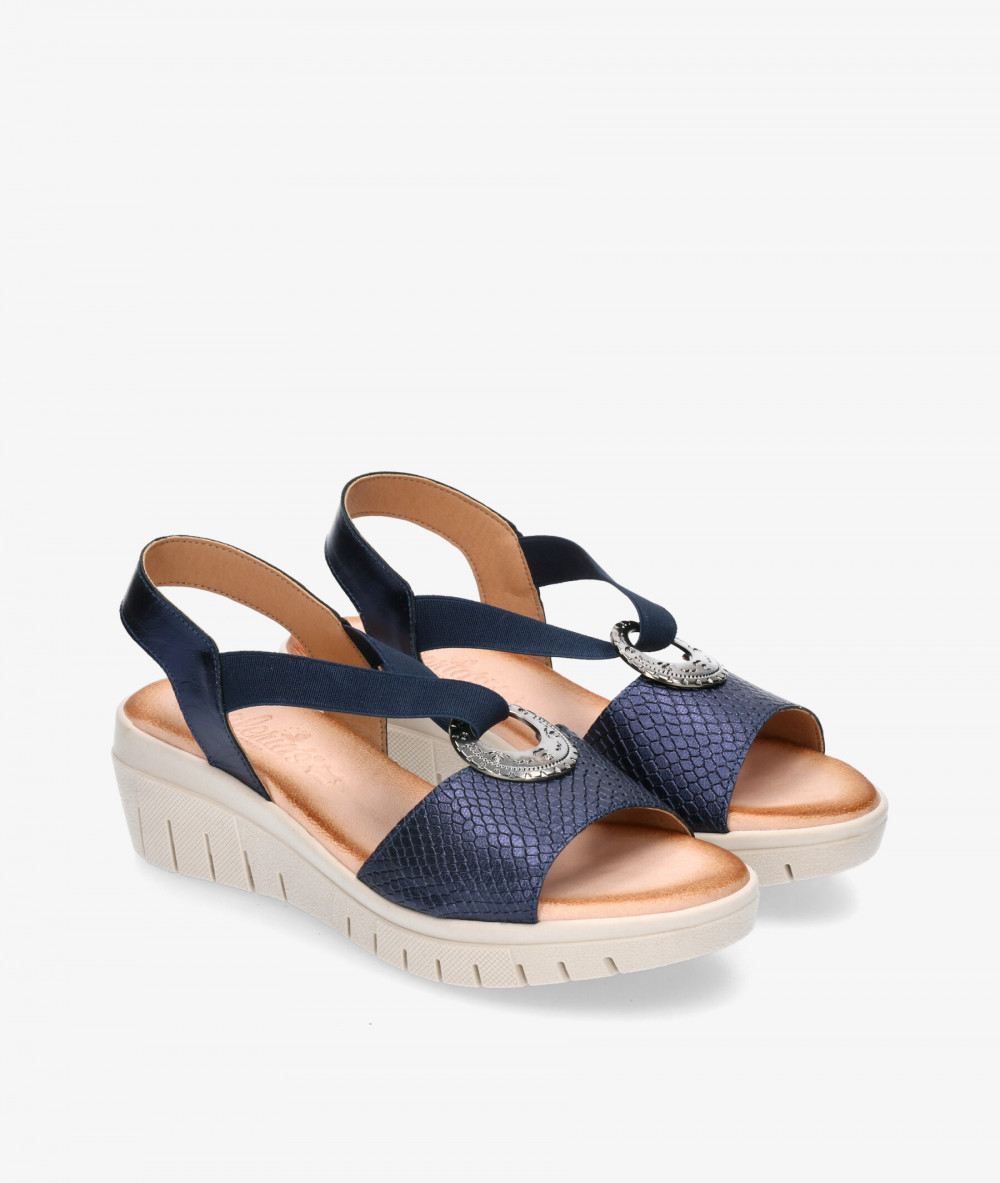 Sandalias Valeria´s 9031-R en azul marino Sandalias Valeria´s 9031-R en azul marino