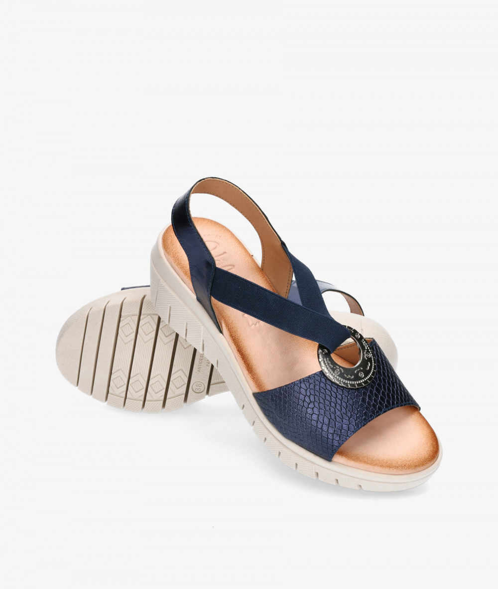Sandalias Valeria´s 9031-R en azul marino Sandalias Valeria´s 9031-R en azul marino