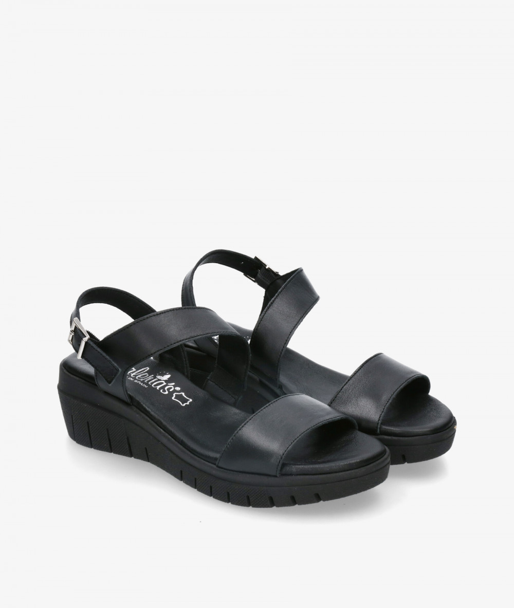 Sandalias Valeria´s 9023 en negro Sandalias Valeria´s 9023 en negro