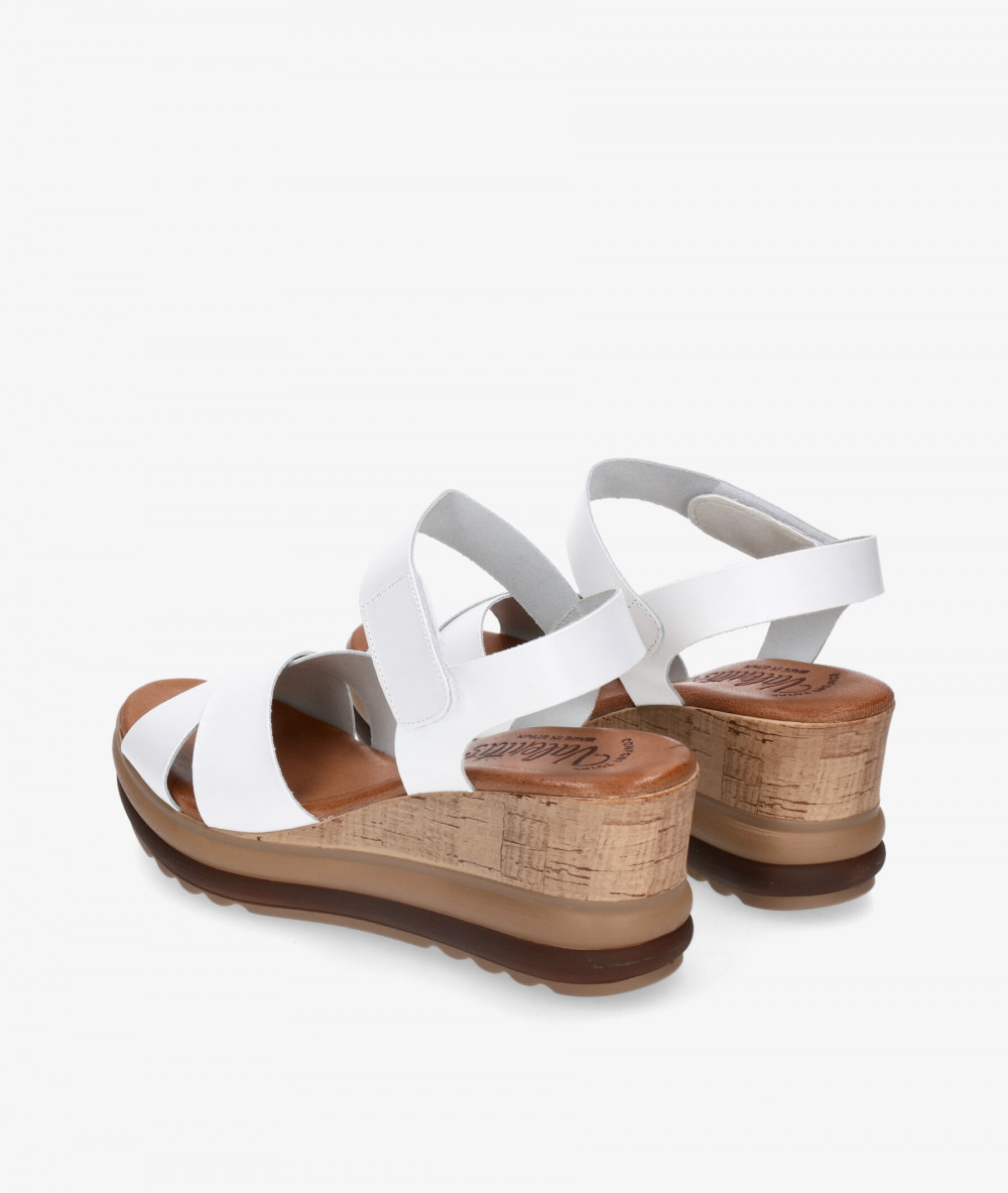 Sandalias Valeria´s 9200-R en blanco Sandalias Valeria´s 9200-R en blanco