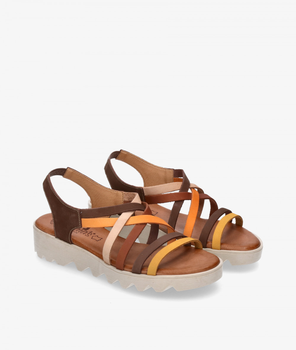 Sandalias Valeria´s 7146 en multicolor Sandalias Valeria´s 7146 en multicolor
