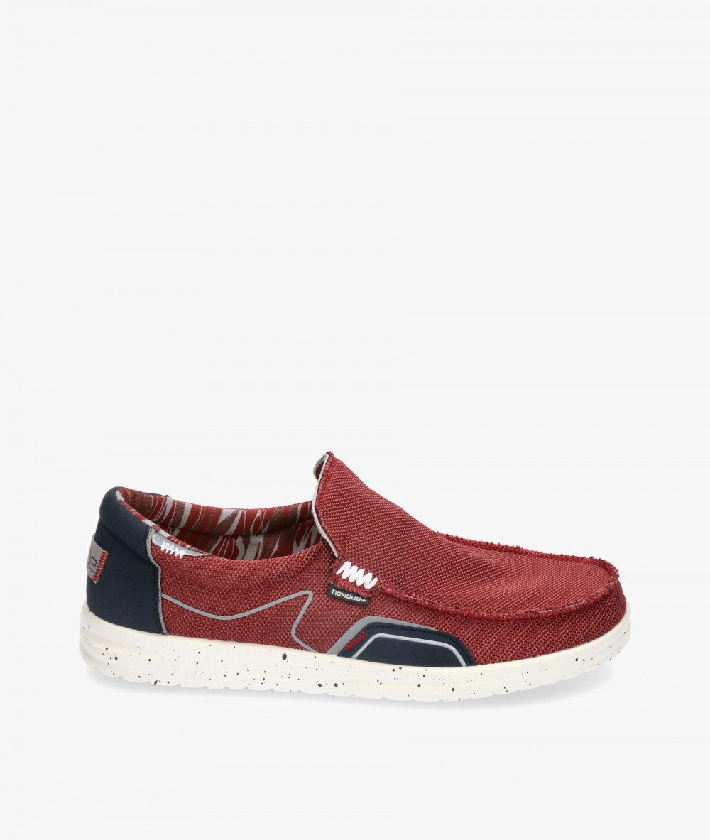 Dude Canvas shoes MIKKA HAWK in red  Dude Canvas shoes MIKKA HAWK in red