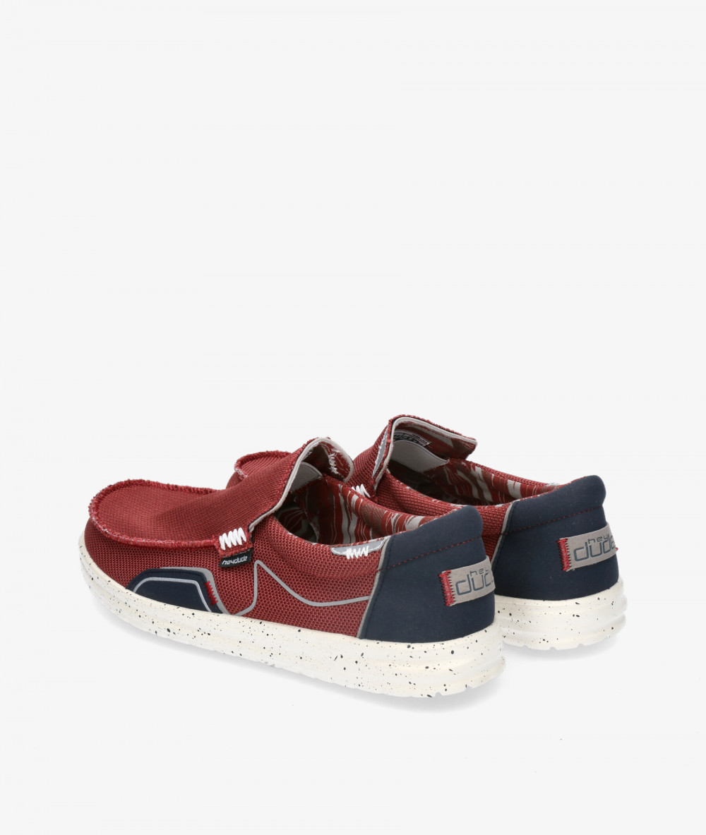 Dude Canvas shoes MIKKA HAWK in red  Dude Canvas shoes MIKKA HAWK in red
