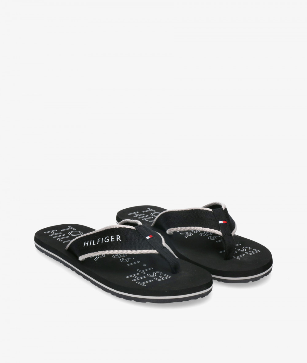 Tommy Hilfiger Sandals  SPORTY HILFIGER BEACH SANDAL in black Tommy Hilfiger Sandals  SPORTY HILFIGER BEACH SANDAL in black
