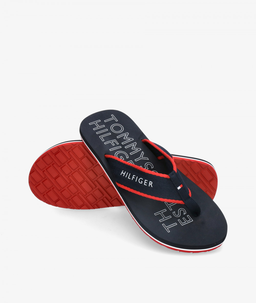 Tommy Hilfiger Sandals  SPORTY HILFIGER BEACH SANDAL in navy blue Tommy Hilfiger Sandals  SPORTY HILFIGER BEACH SANDAL in navy blue
