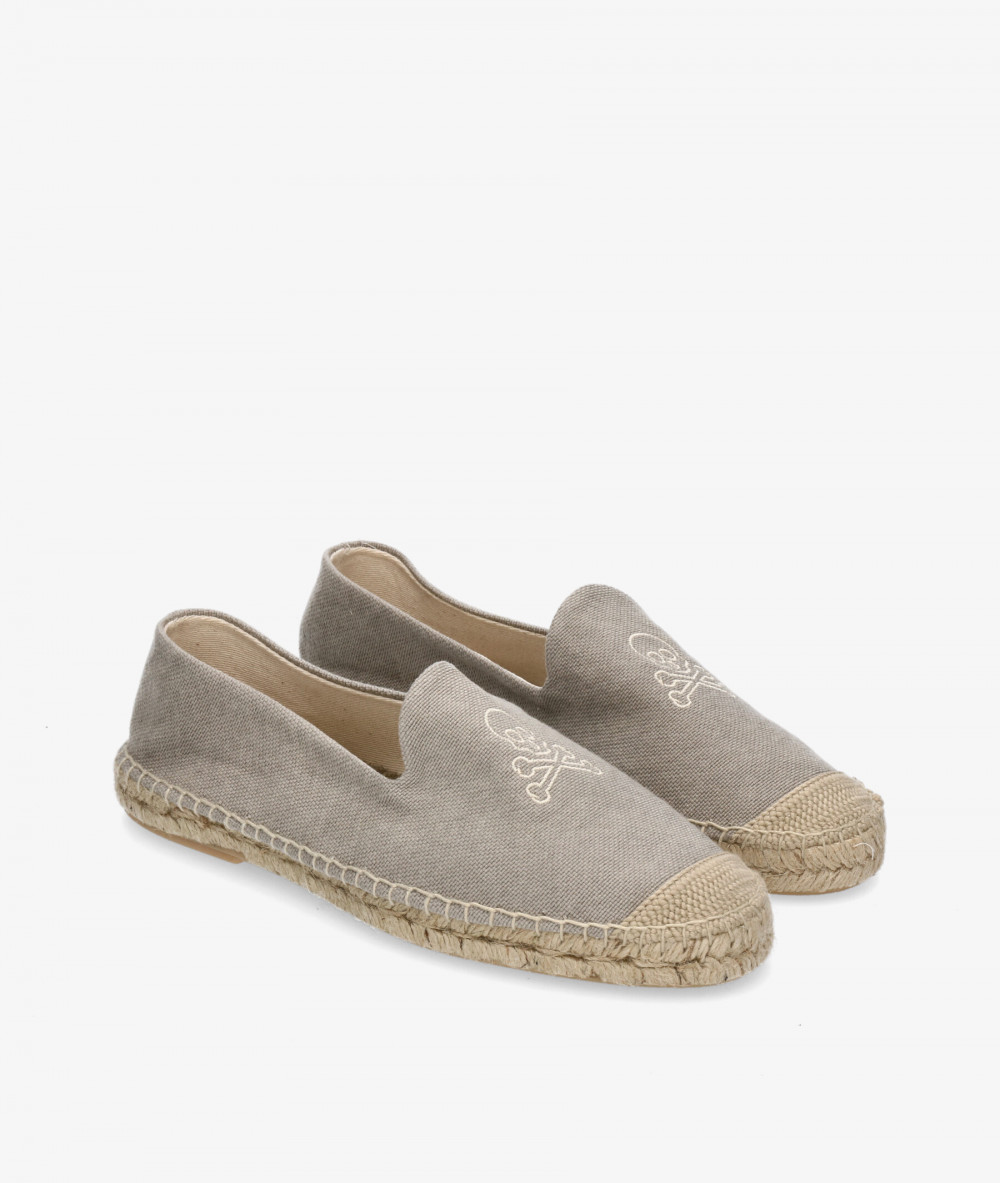 Scalpers Shoes  SKULL HOPE ESPADRILLES in taupe Scalpers Shoes  SKULL HOPE ESPADRILLES in taupe