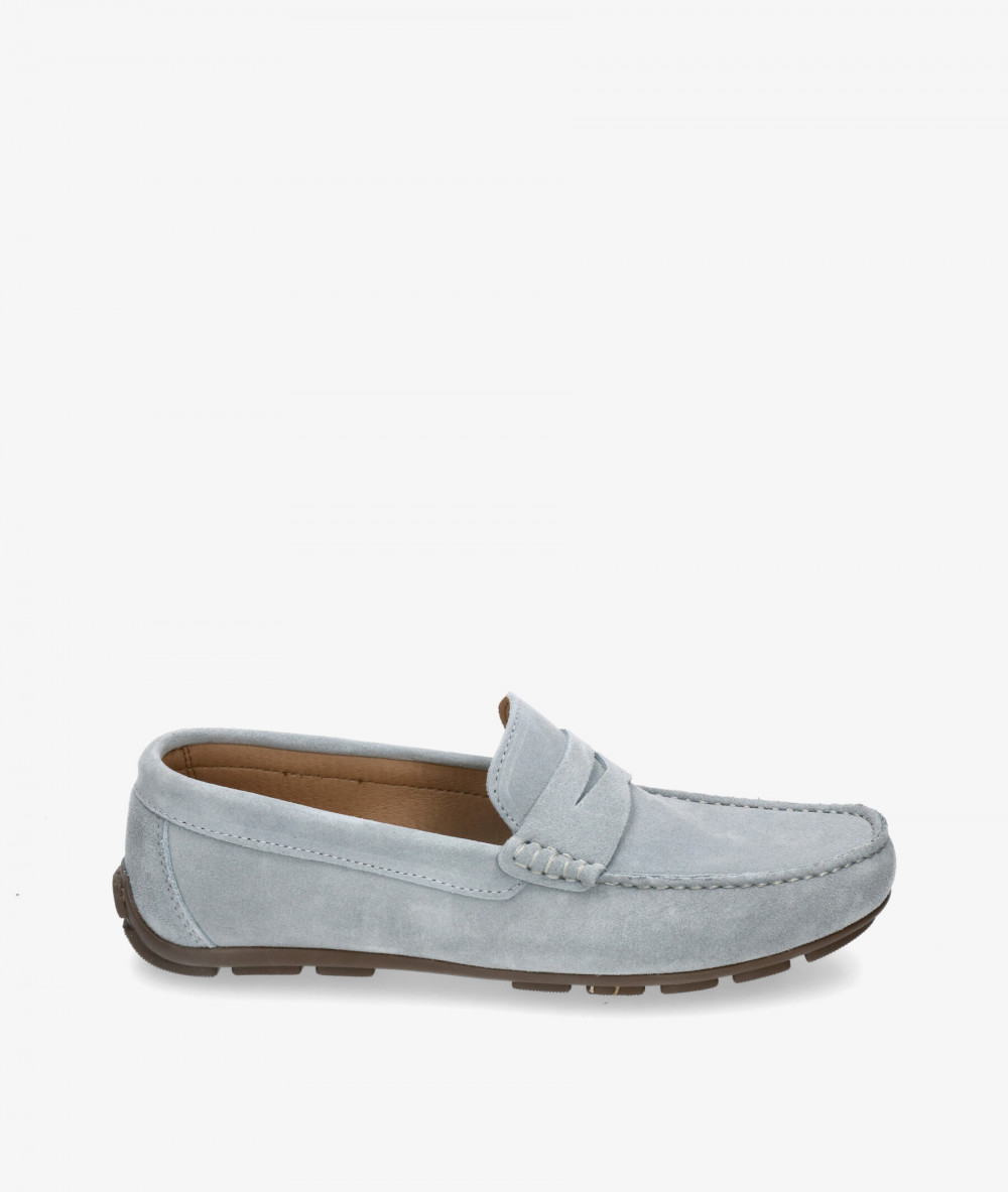 Traveris Loafers 33720 in jeans split suede Traveris Loafers 33720 in jeans split suede