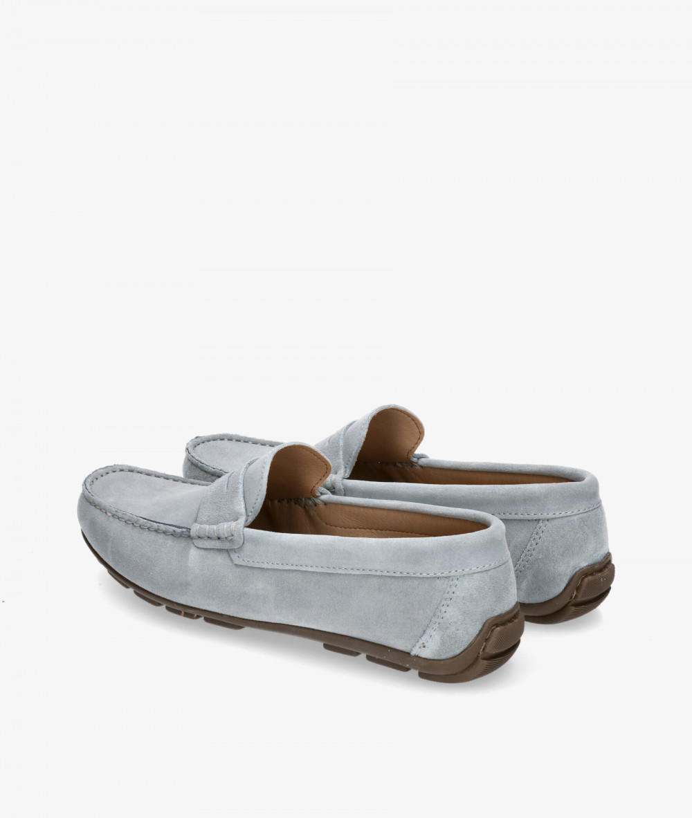 Traveris Loafers 33720 in jeans split suede Traveris Loafers 33720 in jeans split suede