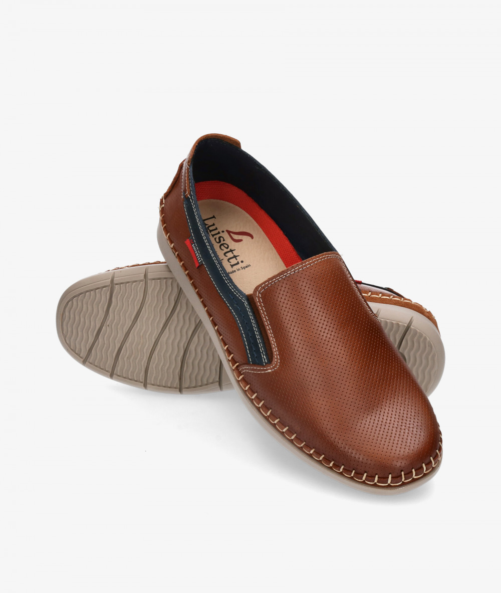 LUISETTI Sport rubber sole shoes 29505 NC in leather LUISETTI Sport rubber sole shoes 29505 NC in leather