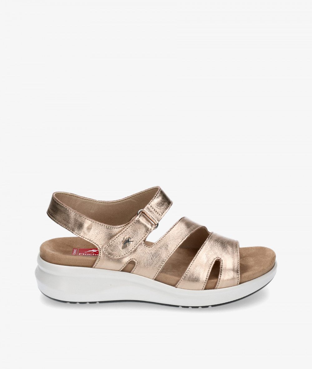 Sandalias Fluchos F1478 en platino Sandalias Fluchos F1478 en platino