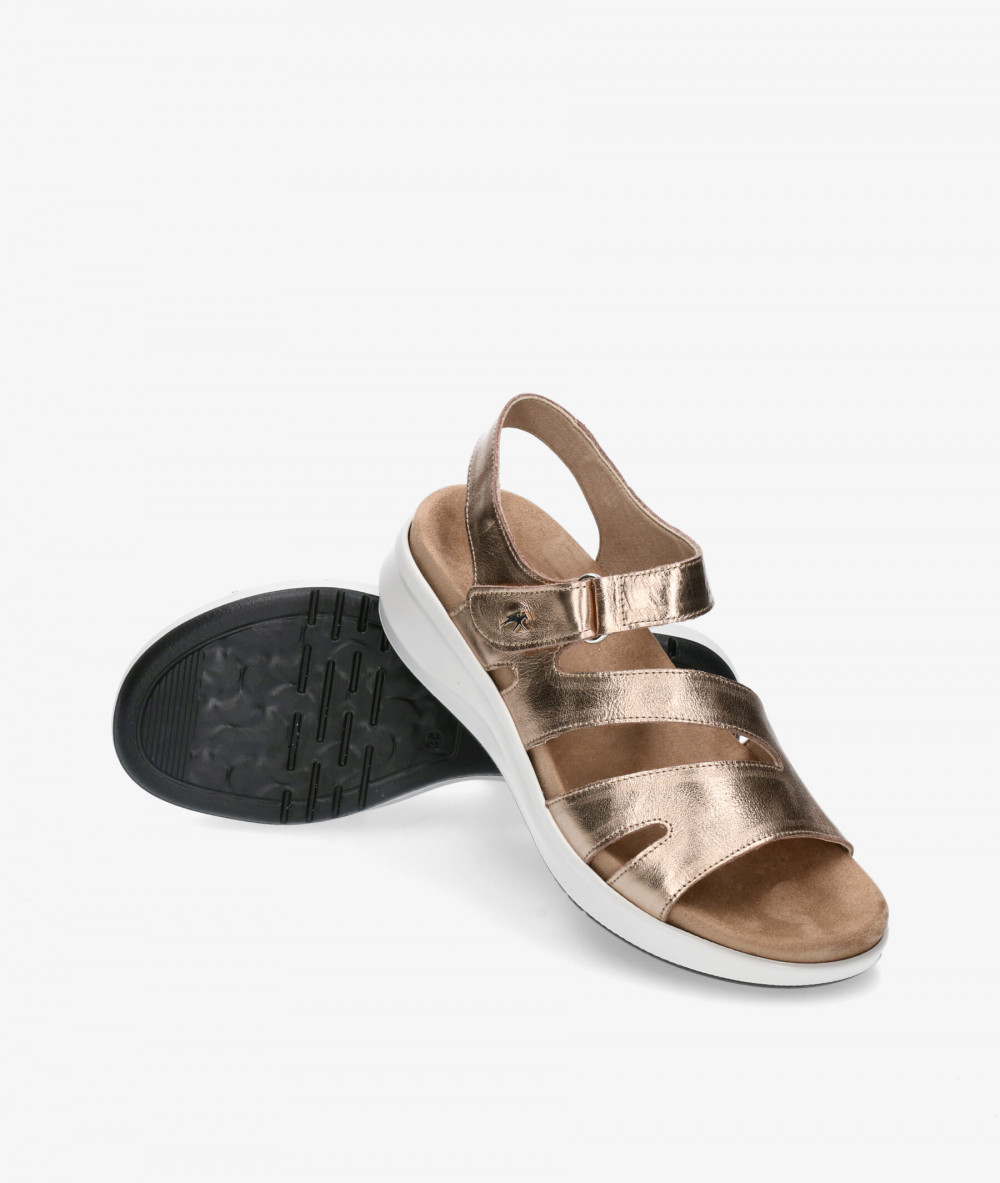 Sandalias Fluchos F1478 en platino Sandalias Fluchos F1478 en platino
