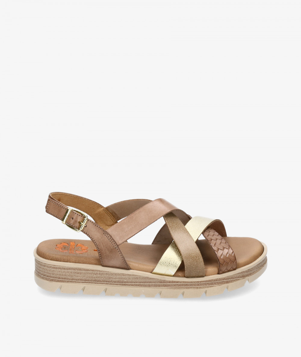 Sandalias Porronet 2925 en topo Sandalias Porronet 2925 en topo