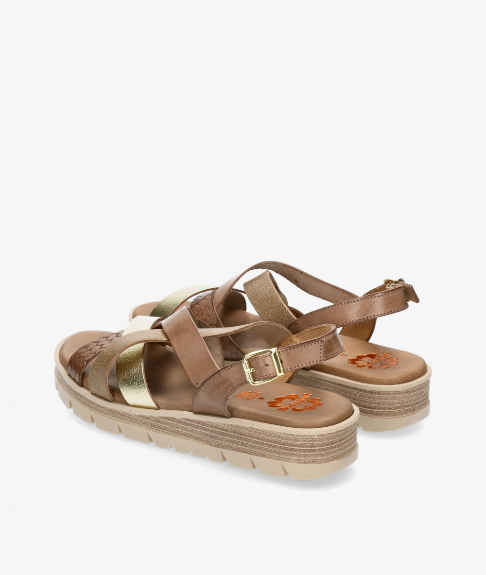 Sandalias Porronet 2925 en topo Sandalias Porronet 2925 en topo