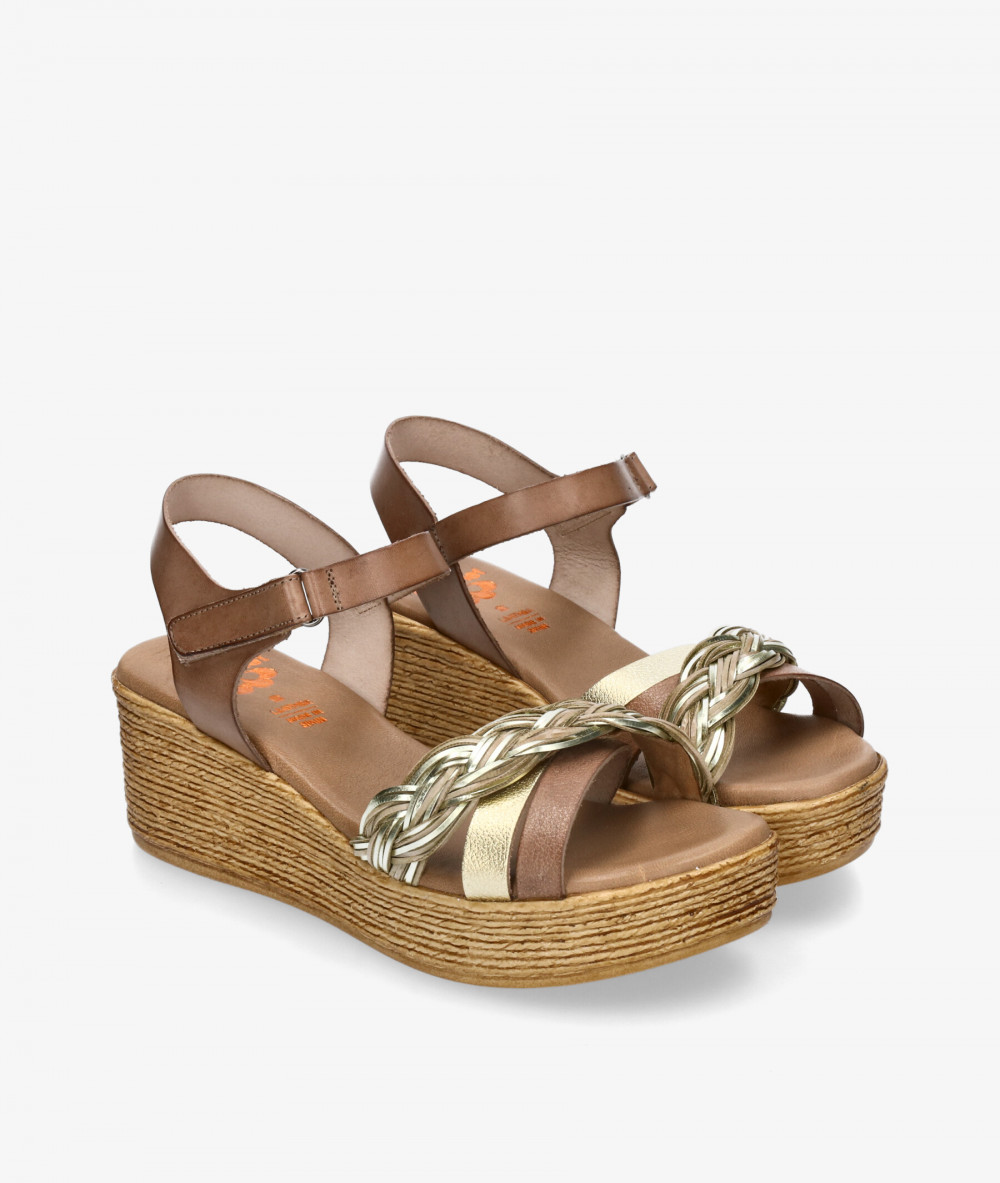 Sandalias Porronet 2961 en topo Sandalias Porronet 2961 en topo